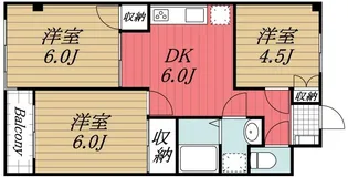 千葉県市原市能満【マンション】の間取り