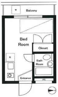 麻布フラット【3階】の間取り