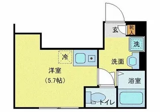 東京都荒川区荒川3【マンション】の間取り
