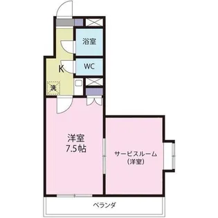 ロイヤルマンション磐田【2階】の間取り