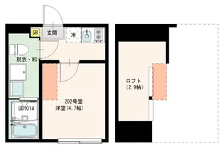 (仮称)青井四丁目A Designer Apartment【2階】の間取り