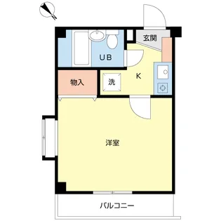 1Kの間取り画像