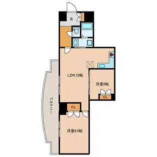 静岡県浜松市中央区塩町【マンション】の間取り