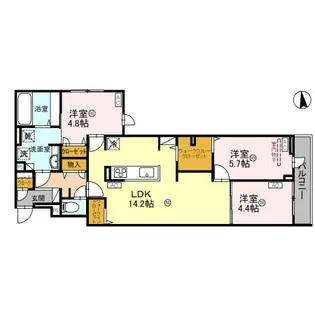 大阪府大阪市阿倍野区松崎町4【アパート】の間取り