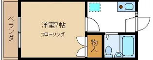 シャイン夏見【1階】の間取り