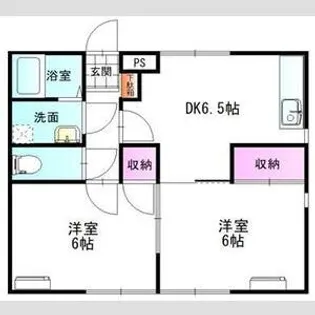 メゾンコスモ【1階】の間取り