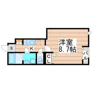 パストラールJr.【1階】の間取り