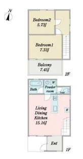 神奈川県川崎市麻生区上麻生4【一戸建】の間取り