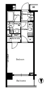 パークアクシス浜松町【9階】の間取り