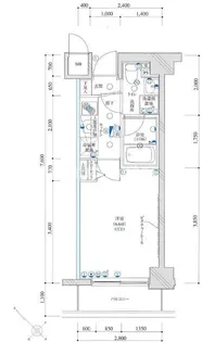 グリフィン横浜・サザンフォート【5階】の間取り