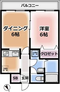 EIGHT BLDG MITAKADAIII【2階】の間取り