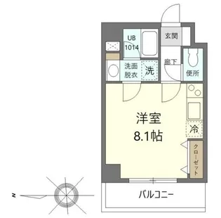 ジョイヴィレッジ御殿山【3階】の間取り