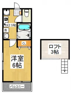 コーラルコート清瀬弐番館【2階】の間取り