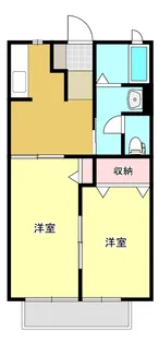 BBマーグII【1階】の間取り