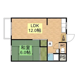 中村アパート【2階】の間取り