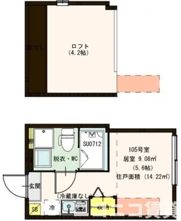 アジュール小岩【1階】の間取り