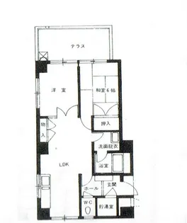 マンション立町【7階】の間取り