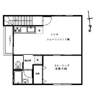 サンシティ【2階】の間取り