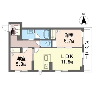 リラフォート アイナ【3階】の間取り