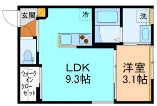 グローリー上関【1階】の間取り