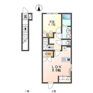 セレーノ石山(大津市新築)【2階】の間取り