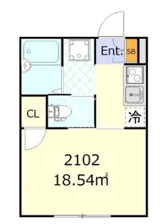 東京都品川区荏原7【アパート】の間取り
