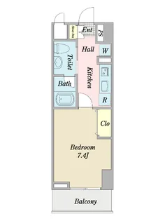 アヴニール習志野【4階】の間取り