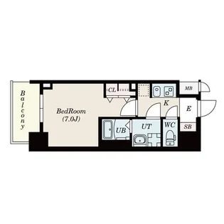 S-RESIDENCE名駅North【3階】の間取り