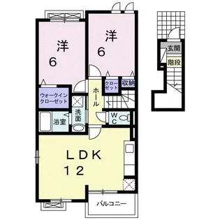 ジェントルハウス【2階】の間取り