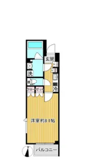 ルーブル武蔵関弐番館【3階】の間取り
