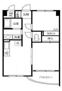 エヌエフ東戸塚【2階】の間取り