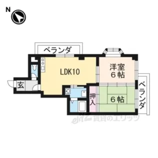 TK矢倉【7階】の間取り