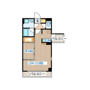 コンフォートEXE新田ステーション【4階】の間取り