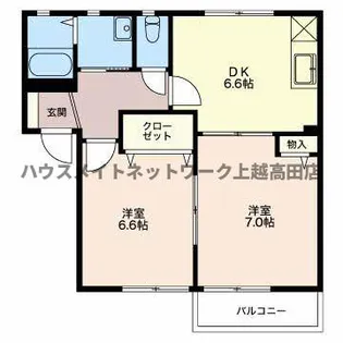 ガーデンプレイス【2階】の間取り