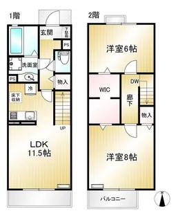 東京都杉並区西荻南1【一戸建】の間取り