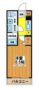 東京都世田谷区松原2【マンション】の間取り