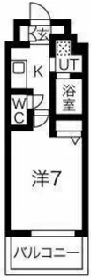 リヴィアス難波エアリー【2階】の間取り