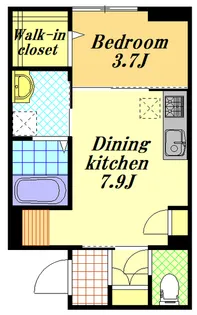 Premias南行徳【1階】の間取り
