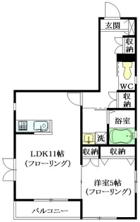 Bell Seven 中野【3階】の間取り