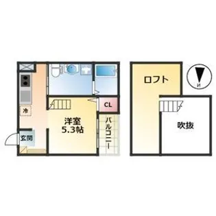 プレシオール【1階】の間取り