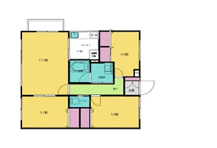 セゾンハイツ【2階】の間取り