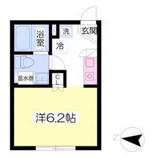 レガリア多摩川【1階】の間取り