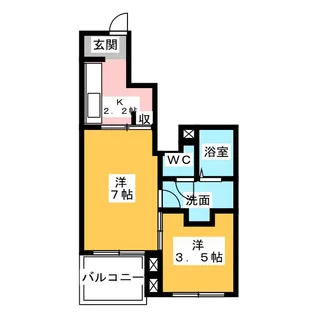 グラン ソレイユ I【1階】の間取り
