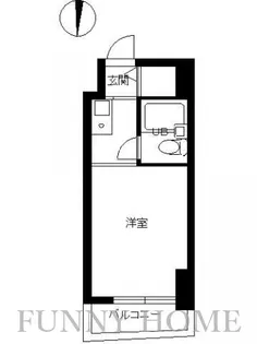 スカイコート下高井戸【11階】の間取り