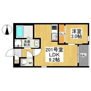 REGALEST LOTUS【1階】の間取り