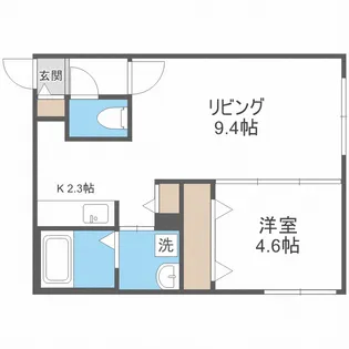 HAL 元町【3階】の間取り