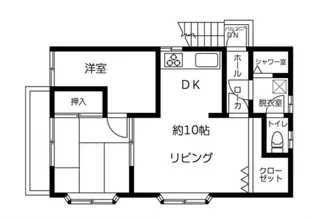 山田アパート【2階】の間取り