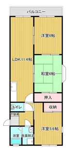 ボヌール今屋【3階】の間取り