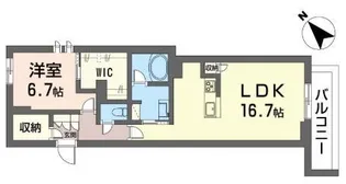 アベニールテラス浦和美園【2階】の間取り