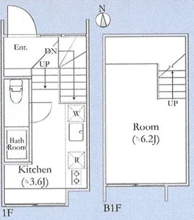 とまり木の間取り